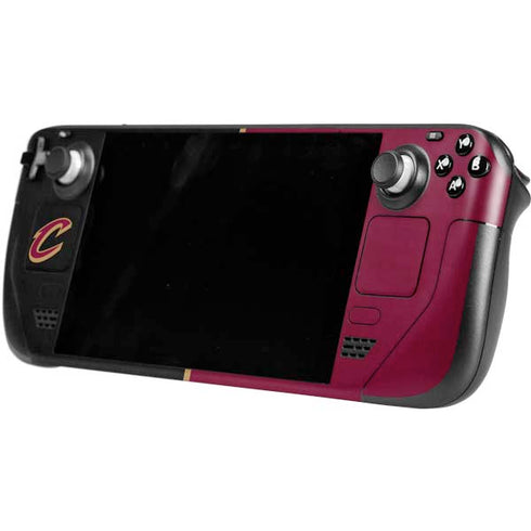 NBA Cleveland Cavaliers Canvas Steam Deck Handheld Gaming Computer Skin