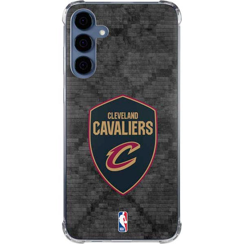 NBA Cleveland Cavaliers Dark Rust Galaxy A55 5G Clear Case