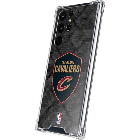 NBA Cleveland Cavaliers Dark Rust Galaxy S23 Ultra Clear Case