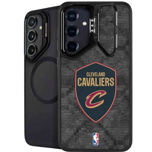 NBA Cleveland Cavaliers Dark Rust Galaxy S24 Plus Kickstand Case