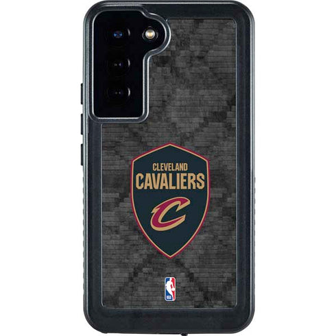 NBA Cleveland Cavaliers Dark Rust Galaxy S24 Plus Waterproof Case