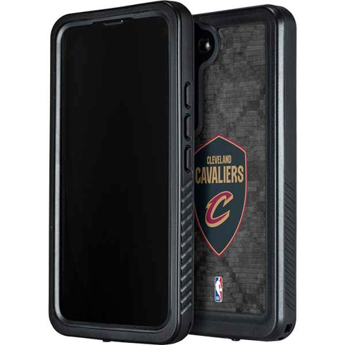 NBA Cleveland Cavaliers Dark Rust Galaxy S24 Plus Waterproof Case
