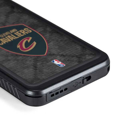 NBA Cleveland Cavaliers Dark Rust Galaxy S24 Plus Waterproof Case