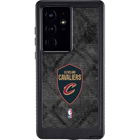 NBA Cleveland Cavaliers Dark Rust Galaxy S24 Ultra Waterproof Case