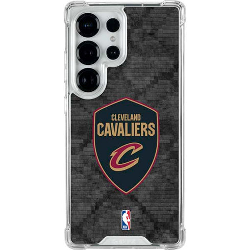NBA Cleveland Cavaliers Dark Rust Galaxy S25 Ultra Clear Case