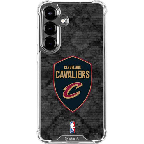 NBA Cleveland Cavaliers Dark Rust Galaxy S26 Clear Case