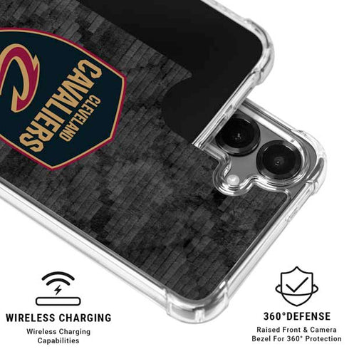 NBA Cleveland Cavaliers Dark Rust Galaxy S26 Clear Case