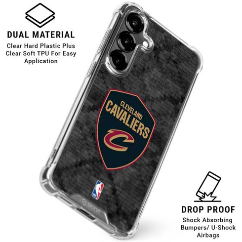 NBA Cleveland Cavaliers Dark Rust Galaxy S26 Clear Case