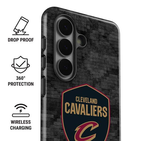 NBA Cleveland Cavaliers Dark Rust Galaxy S26 Impact Case