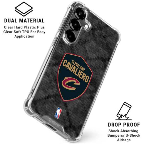 NBA Cleveland Cavaliers Dark Rust Galaxy S26 Plus Clear Case