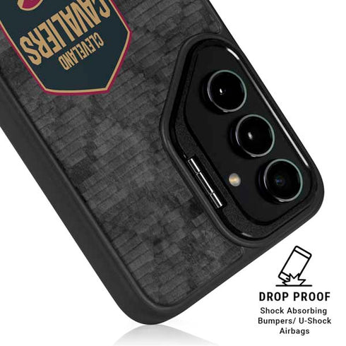 NBA Cleveland Cavaliers Dark Rust Galaxy S26 Plus Kickstand Case