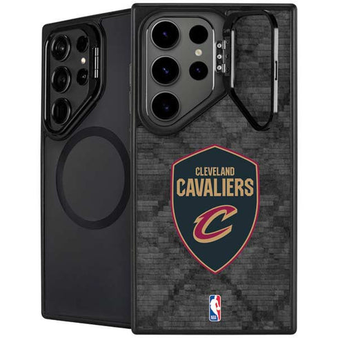 NBA Cleveland Cavaliers Dark Rust Galaxy S26 Ultra Kickstand Case