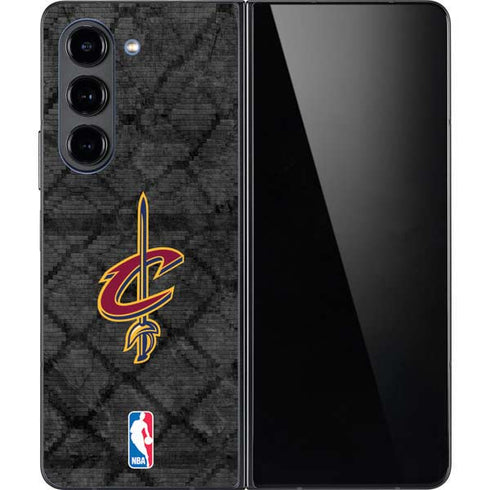 NBA Cleveland Cavaliers Dark Rust Galaxy Z Fold5 5G Skin