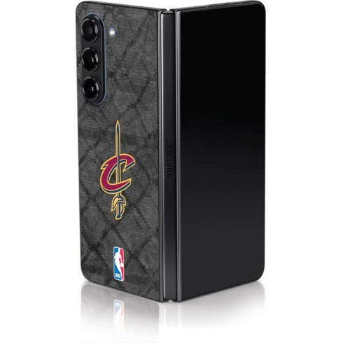 NBA Cleveland Cavaliers Dark Rust Galaxy Z Fold5 5G Skin