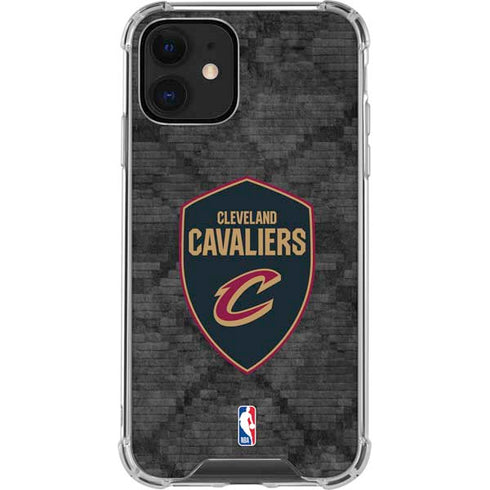 NBA Cleveland Cavaliers Dark Rust iPhone 12 Clear Case