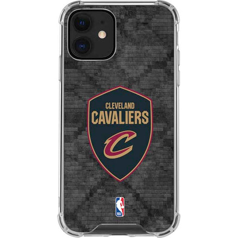 NBA Cleveland Cavaliers Dark Rust iPhone 12 Mini Clear Case