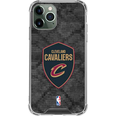 NBA Cleveland Cavaliers Dark Rust iPhone 12 Pro Clear Case