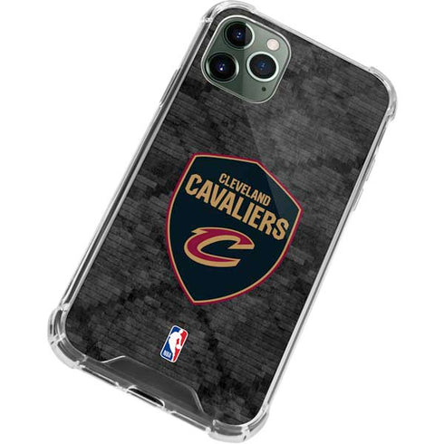 NBA Cleveland Cavaliers Dark Rust iPhone 12 Pro Clear Case