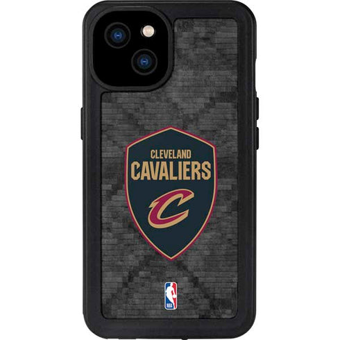 NBA Cleveland Cavaliers Dark Rust iPhone 15 Plus Waterproof Case