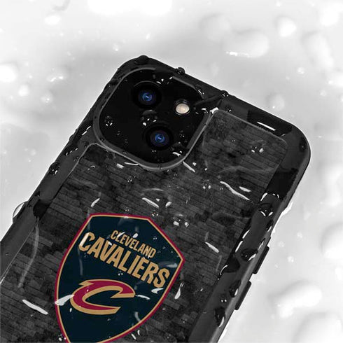 NBA Cleveland Cavaliers Dark Rust iPhone 15 Plus Waterproof Case