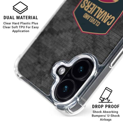 NBA Cleveland Cavaliers Dark Rust iPhone 16 MagSafe Case