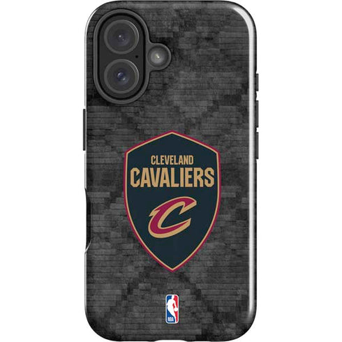 NBA Cleveland Cavaliers Dark Rust iPhone 16 Plus Impact Case
