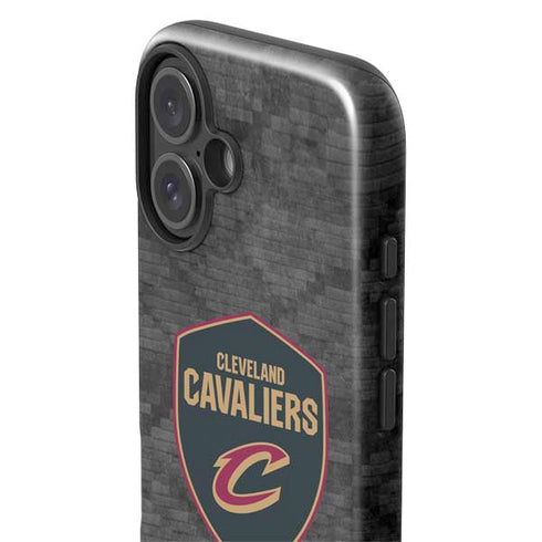 NBA Cleveland Cavaliers Dark Rust iPhone 16 Plus Impact Case