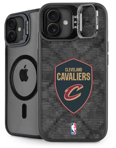 NBA Cleveland Cavaliers Dark Rust iPhone 16 Plus Kickstand Case