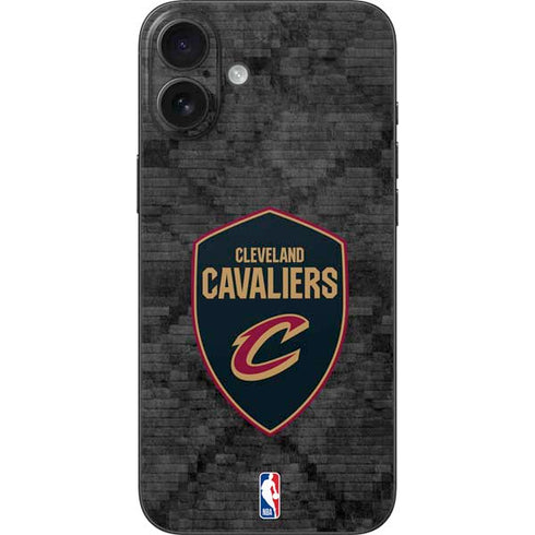NBA Cleveland Cavaliers Dark Rust iPhone 16 Plus Skin