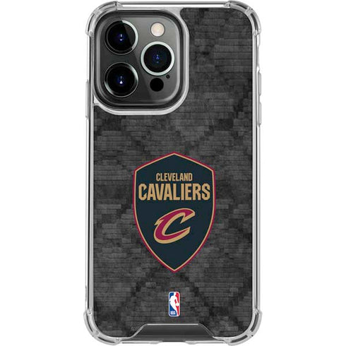 NBA Cleveland Cavaliers Dark Rust iPhone 16 Pro Clear Case