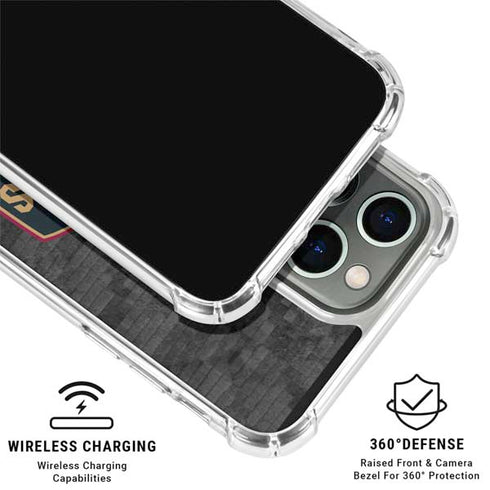 NBA Cleveland Cavaliers Dark Rust iPhone 16 Pro Clear Case