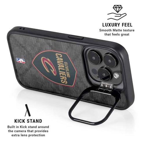 NBA Cleveland Cavaliers Dark Rust iPhone 16 Pro Kickstand Case