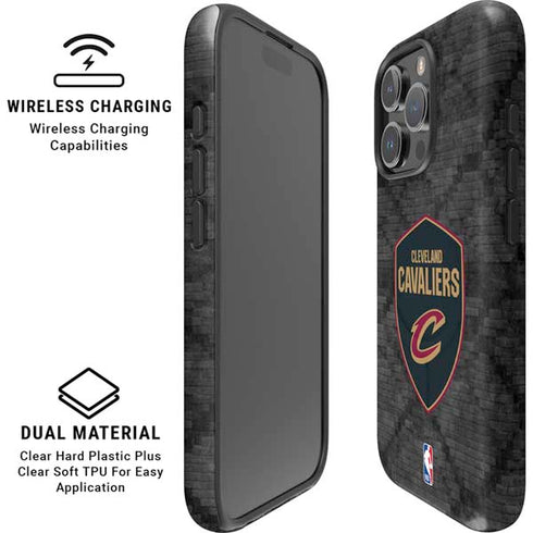 NBA Cleveland Cavaliers Dark Rust iPhone 16 Pro Magsafe Impact Case