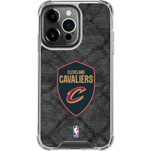 NBA Cleveland Cavaliers Dark Rust iPhone 16 Pro Max Clear Case