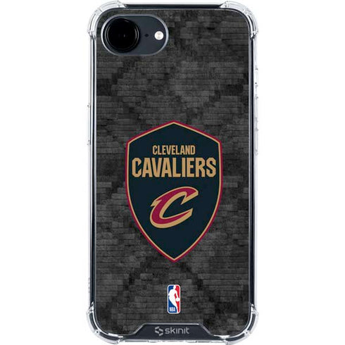 NBA Cleveland Cavaliers Dark Rust iPhone 16e Clear Case
