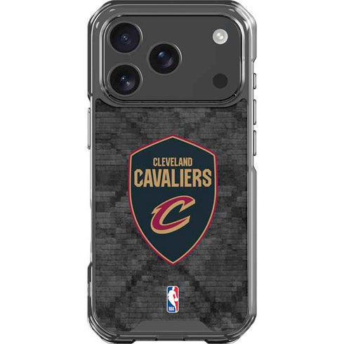 NBA Cleveland Cavaliers Dark Rust iPhone 17 Pro Clear Case