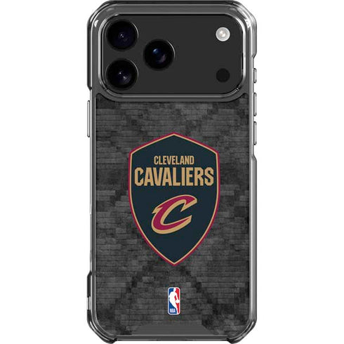 NBA Cleveland Cavaliers Dark Rust iPhone 17 Pro Max Clear Case