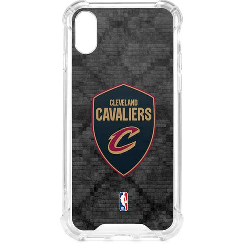 NBA Cleveland Cavaliers Dark Rust iPhone XS Clear Case