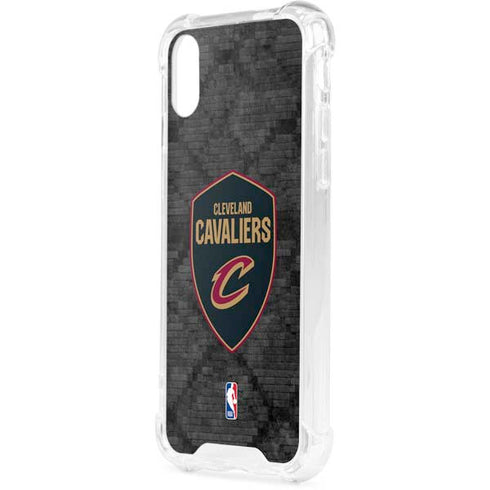 NBA Cleveland Cavaliers Dark Rust iPhone XS Clear Case