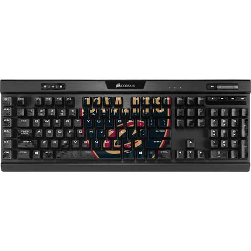 NBA Cleveland Cavaliers Dark Rust K95 RGB PLATINUM Mechanical Gaming Keyboard Skin