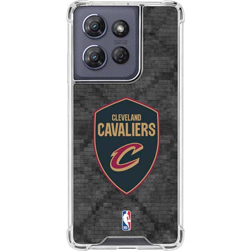 NBA Cleveland Cavaliers Dark Rust Moto G 5G (2025) Clear Case