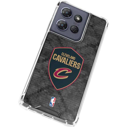 NBA Cleveland Cavaliers Dark Rust Moto G 5G (2025) Clear Case