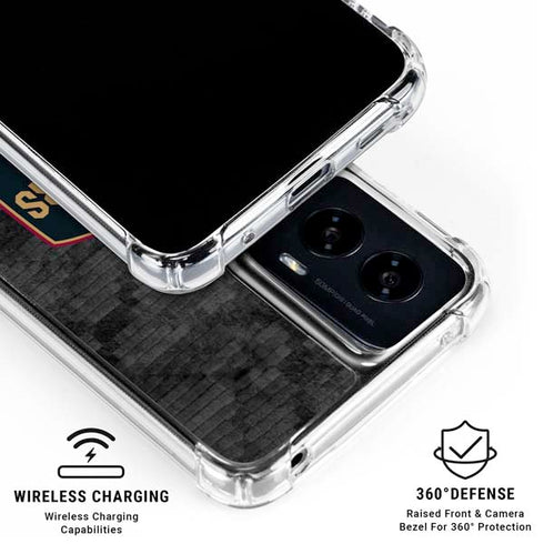 NBA Cleveland Cavaliers Dark Rust Moto G Power 5G (2024) Clear Case