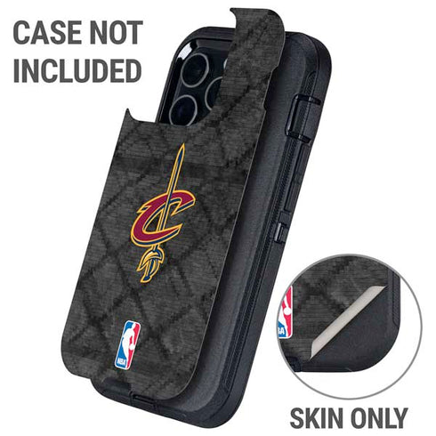 NBA Cleveland Cavaliers Dark Rust Otterbox Defender iPhone Skin