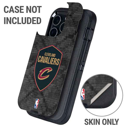 NBA Cleveland Cavaliers Dark Rust Otterbox Defender iPhone Skin