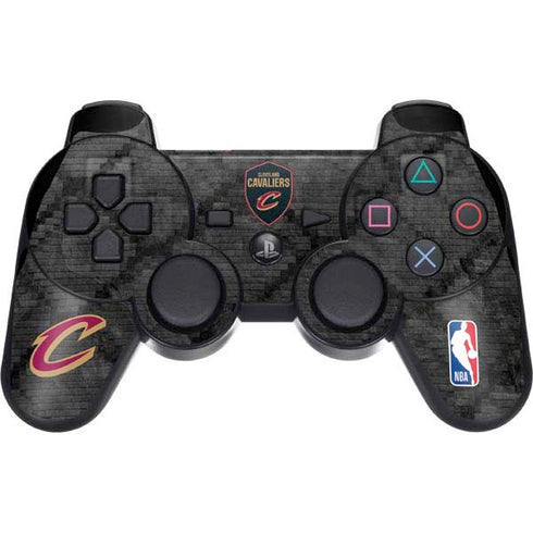 NBA Cleveland Cavaliers Dark Rust PS3 Dual Shock wireless controller Skin
