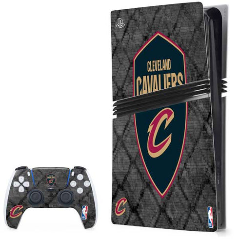 NBA Cleveland Cavaliers Dark Rust PS5 Pro Bundle Skin