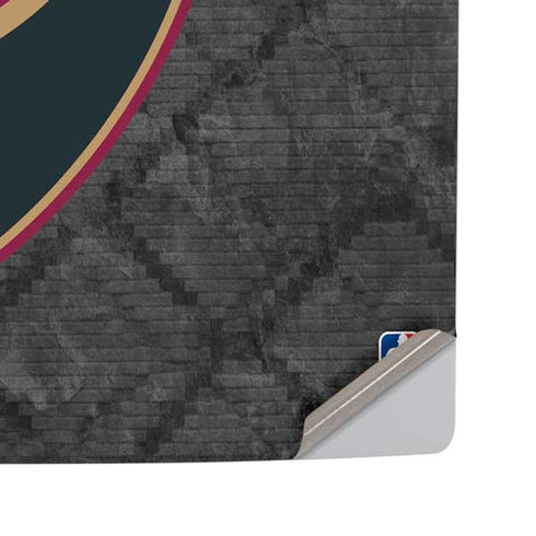 NBA Cleveland Cavaliers Dark Rust PS5 Pro Disk Console Skin