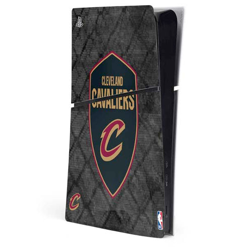 NBA Cleveland Cavaliers Dark Rust PS5 Slim Digital Edition Console Skin