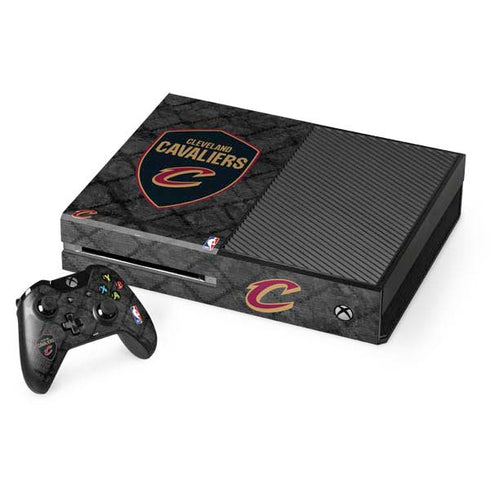 NBA Cleveland Cavaliers Dark Rust Xbox One Console and Controller Bundle Skin